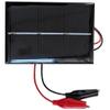 MINISCIENCE.COM Mini Solar Panel 0.6W (600mW), 6080 mm with Alligator Clips  Educational Renewable Energy Experiments (Pack, 1, Unit) view 2
