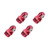 Aluminum 7075-T6 Alloy Shock Cap for Vanquish 1/10 H10 Optic Kit Rock Crawler Kit-VPS09027 Upgrades - Red view 1