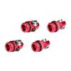 Aluminum 7075-T6 Alloy Shock Cap for Vanquish 1/10 H10 Optic Kit Rock Crawler Kit-VPS09027 Upgrades - Red view 2