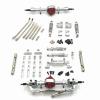 1 Set Front and Rear Assembly Metal Chassis Upgrade for MN82S 82Pro 1/12 Scale RC Car Parts- Silver view 4