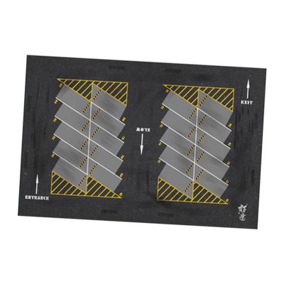 1/64 Scale Parking Lot Mouse Pad Car Scene Mat for Diecast Car Model Layout Square Mat 15.75x23.62inch