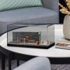 1/64 Scale Parking Lot Display Case with Miniature Figures, Alloy Car Model Toy Display Stand Dustproof Acrylic Garage Desktop Decor view 2