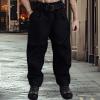 1:12 Scale Harem Pants and Belt Action Figures Clothes Cosplay Casual Dress Up for 6 Inch Action Figures Costume Accessory- Black Pant view 4