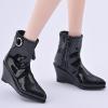 1/6 Scale Action Figure Shoes Hollow Boots for 12 inch Female Figures, Fashion Doll Costume Accessories, Miniature Model Boots (1 Pair)- Black view 3
