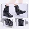 1/6 Scale Action Figure Shoes Hollow Boots for 12 inch Female Figures, Fashion Doll Costume Accessories, Miniature Model Boots (1 Pair)- Black view 4