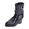 1:6 Scale Action Figure Shoes Hollow Boots Doll Costume Accessories for 12 Inch Female Dolls Figures- Black view 1