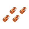 Aluminum 7075-T6 Alloy Shock Cap for Vanquish 1/10 H10 Optic Kit Rock Crawler Kit-VPS09027 Upgrades - Orange view 1