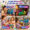 Pinwheel Crafts Glow in the Dark Rock Painting Kit with Interactive AR Storybook 128pc Arts & Crafts Set for Kids Augmented Reality Educational Toy for Boys & Girls Ages 6-12 view 2