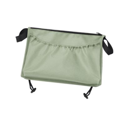 PawwJoy Stroller Organizer Storage Bag Non Slip Lightweight Oxford Cloth Hanging Pocket for Outdoor Activities Camping Universal Pouch- Green