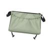 PawwJoy Stroller Organizer Storage Bag Non Slip Lightweight Oxford Cloth Hanging Pocket for Outdoor Activities Camping Universal Pouch- Green view 1