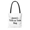 Personalized Tote Bag - Fun & Cheerful Gift for Kids and Adults - Halloween trick or treats bag view 2
