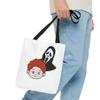 Personalized Tote Bag - Fun & Cheerful Gift for Kids and Adults - Halloween trick or treats bag view 3
