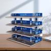 1/32 Scale Diecast Model Car Display Case with Parking Lot Scene Desktop Storage Shelf for Collectors- 4 Layer view 2
