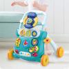 Baby Push Walking Toy with Music and Learning Features for 6-12 Months, Multifunctional Activity Center with Steering Wheel for Toddlers 12-36 Months- Green view 4