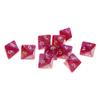 10pcs 8 Sided Dice D8 Polyhedral Dice for Dungeons and Dragons Table Games RPG, Red Blue Double-Colors 16mm- Purple Red view 2