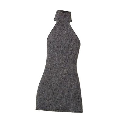 1/12 Scale Girl Dress Action Figure Clothes for 6 Inch Female Dolls Cosplay Casual Costume Outfit Accessories- Grey