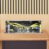 1/64 Scale Model Car Display Case with Parking Garage Diorama Scene DIY Assembly Toy Car Storage Box 11.81x5.31x4.13inch- Style B view 4