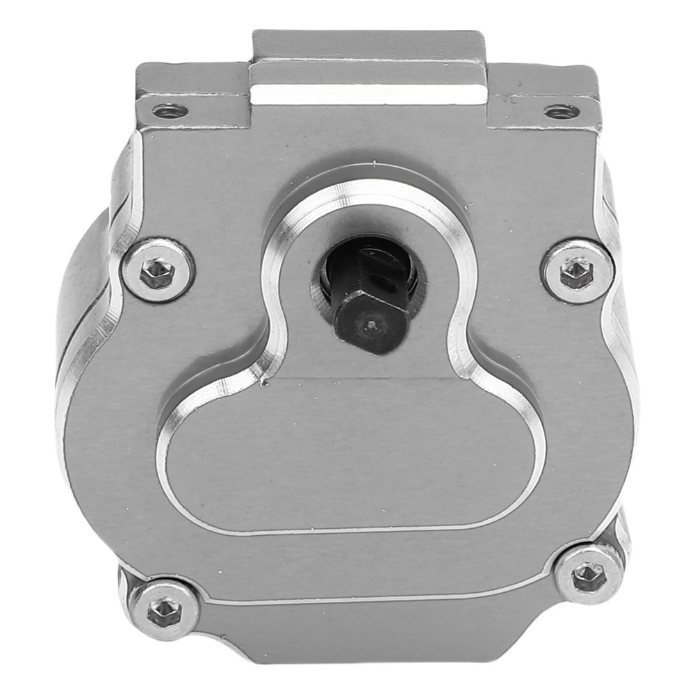 Yoidesu RC Full, CNC Aluminum Stop Exceptional Strength Low Noise 24: 1 Complete for 1/18 RC Crawler Upgrade Part (Grey)