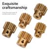 32P Pinion Gear Set, Motor Gears Kit for RC Car, 7075 Aluminum Alloy 12T 16T Gear Set with 5PCS Gears, Performance RC Accessories for 110/ Scale Drift Racer Brushless Motor view 4