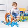 Boys Race Track Sets | Race Car Track for Boys and Kids - Wall-Climbing Kit Safe Play for Home Travel Party Indoor Birthday Outdoor Toddler Activity view 3