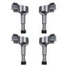 4pcs Shock Absorption Tripod Landing Gear Skid for DJI Spark Drone, Spring Shock Absorber Leg Support Protector Extension Accessories, Black view 2