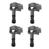4pcs Shock Absorption Tripod Landing Gear Skid for DJI Spark Drone, Spring Shock Absorber Leg Support Protector Extension Accessories, Black view 3