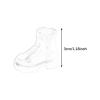 1:12 Scale Miniature Boots Female Figure Boots Cosplay Retro Fashion Miniature Action Figures Costume for Female Dolls Figure Black view 3