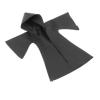 1/12 Scale Hoodie Cloak Long Cape Cosplay Outfit Retro Action Figure Clothes Soldier Clothes for 6 Inch Male Figures Costume Accessory Black view 2