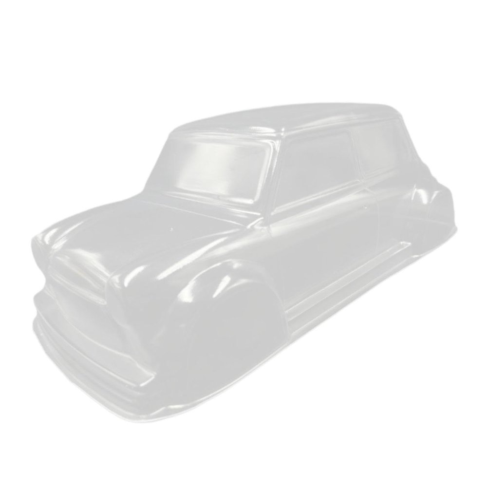 1:10 RC Car Body Shell for 210mm Wheelbase, Unfinished Design Transparent Polycarbonate DIY Customizable Replacement Body