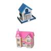 1:12 Scale Dollhouse Miniatures Double Assembly Attic Kit 2 Set DIY Wooden Handmade Cottage Furniture Model view 1