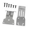 1:10 Scale Stainless Steel Skid Plate Protector Guard Plate for RC Car Remote Control Replacement Parts view 2