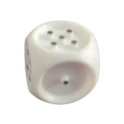 Braille Dice for Social Gatherings with Elevated Black Dots Tactile Game Pieces for Visually Impaired