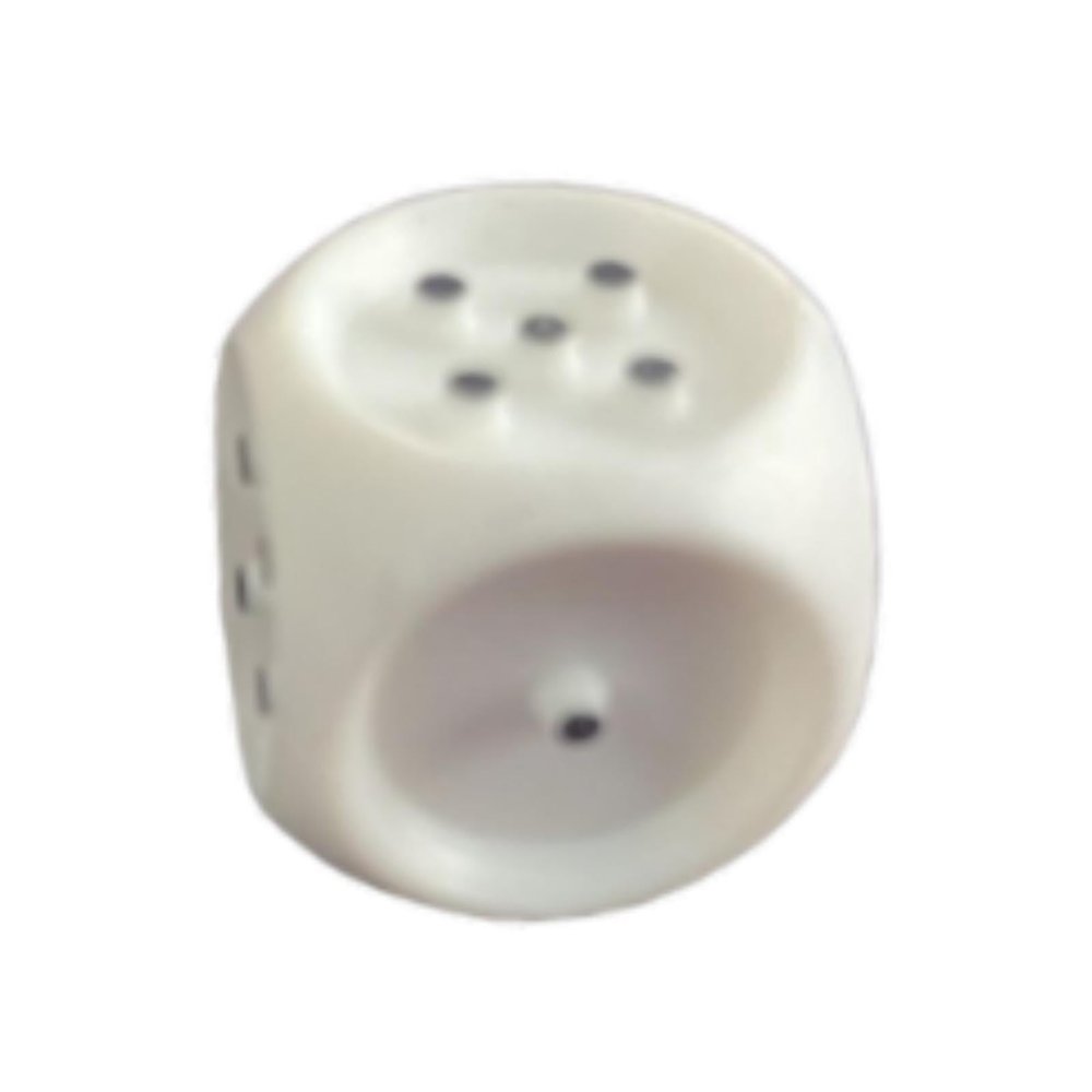 Braille Dice for Social Gatherings with Elevated Black Dots Tactile Game Pieces for Visually Impaired