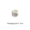 Braille Dice for Social Gatherings with Elevated Black Dots Tactile Game Pieces for Visually Impaired view 2