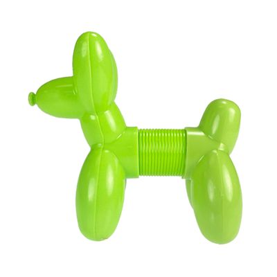 JA-RU Springy Dog Toy. Bloonie Pets for Kids (1 Springy Dog Assorted) Stretch and Pose. Party Favor, Classroom Prize, Goodie Bag, Treasure Box. Colors: Blue, Pink, Green, Orange 4324-1