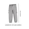 1/6 Scale Action Figures Casual Pant Trousers Stylish Doll Accessories Male Figure Pant Costume for 12" Male Action Figure view 2