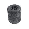 2Pcs RC Car Wheels and Tires Replacement for 1:18 18101 18101Pro 6.7 cm Spare Parts Rugged Terrain Performance view 2