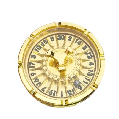 Dice Metal Dice Ancient Party Prop Table Game Rotating Dice Metal for Adults Gathering Parties Carnival Gold
