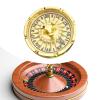 Dice Metal Dice Ancient Party Prop Table Game Rotating Dice Metal for Adults Gathering Parties Carnival Gold view 2