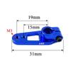 Parts For Futaba For Savox Power HD Motors For Sakura D4 RC Aluminum 25T Servo Horn Arms 25 Teeth Spline M3 Clamp Steering(Purple) view 2