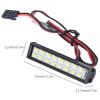 16pcs LED Lamp Beads RC Car Roof Lamp, RC Crawler Bar Accessory, 55mm Length with 3 Lighting Modes, Metal Plastic Construction for view 4