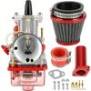 24mm Carburetor Kit with Air Filter for 212 224 196 200 GX200 CT200U Mini Go(Black) view 2