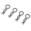 RC Parts For Arrma 1/10 8Pcs Body Clip Retainer Shell Post Column Bent Springy R Pins Mount RC Car Upgrade Replacements Parts view 3
