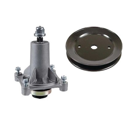 PHUOC LOC THO for Qty 3: Spindle Assembly & Drive Pulley Fits for Husqvarna Replaces 192870