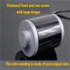 12V 120W 3500rpm/24V 150W 7000rpm High Low Noise Dual Ball Bearing Lathe Motor D-shaped Output Shaft(12V 120W 3500rpm,Motor and Bracket) view 3