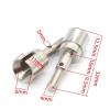 4 PCS HSP 02033 Steel Stub Wheel Axle Parts for 1/10 Redcat Volcano EPX Pro Monster Truck Brontosaurus 94103 94107 94111 RC Car(Silver 4pcs) view 4