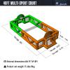3-in-1 Inflatable Sports Court with 680W Blower, Multi-Game Arena for Soccer, Volleyball & Basketball, Perfect for Backyard, School Events, and Team Training view 2