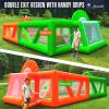 3-in-1 Inflatable Sports Court with 680W Blower, Multi-Game Arena for Soccer, Volleyball & Basketball, Perfect for Backyard, School Events, and Team Training view 4