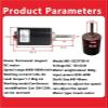 12V 24V 30W Motor Can CW CCW Large Silent High-Speed Miniature Adjustable Speed Motor(Only motor,12V 4000RPM) view 2