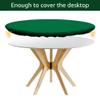Felt Card Table Game Round Tablecloth Poker Table Game Table Topper Mat Elastic Card Game Table Protector (Felt) Felt view 3